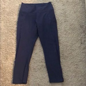 Fabletics size M heathered blue leggings